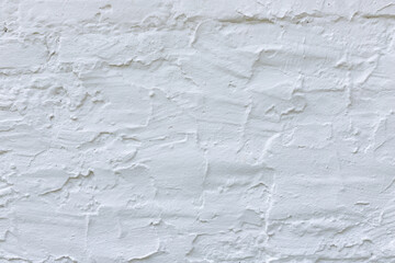 White plastered wall