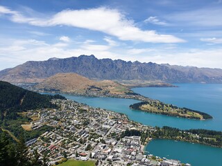 Obraz premium New Zealand south island Queenstown
