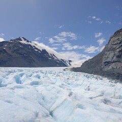 Fototapeta na wymiar New Zealand glacier