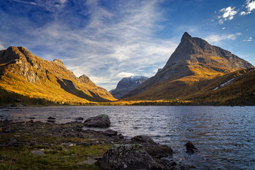 Autumn in the mountains. Trollheimen National Park in Norway. © Adrian
