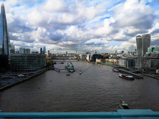 Fototapeta na wymiar View of the river Thames