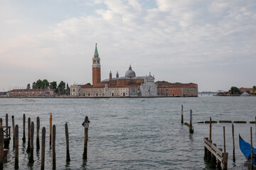Fototapeta premium Panoramic view of Laguna Veneta of Venice and San Giorgio Maggiore Island