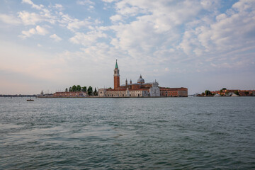 Panoramic view of Laguna Veneta of Venice and San Giorgio Maggiore Island