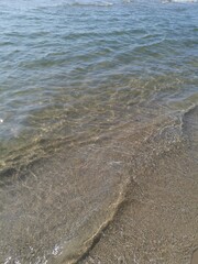 waves on the beach