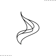 Obraz premium streamline style decoration vector icon in outline