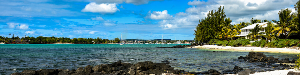 heavenly landscape on mauritius island