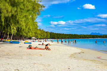 Obraz premium heavenly landscape on mauritius island