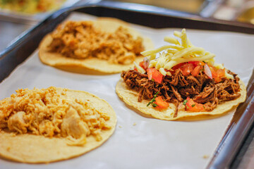 tacos with vegetables