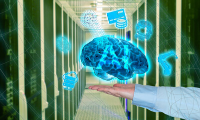 Künstliche Intelligenz KI, Automatisierung intelligenten Verhaltens in einem Rechenzentrum