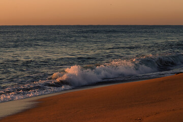 Sunrise in the beach