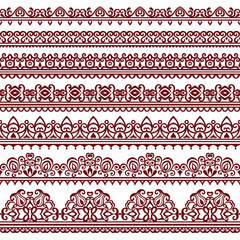 Vector abstract decorative ethnic stripes