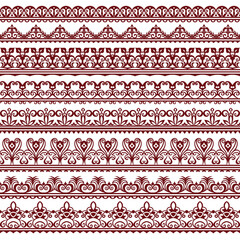 Vector abstract decorative ethnic stripes