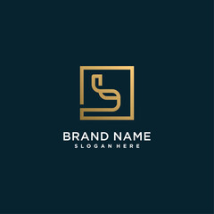 Obraz premium Letter logo with initial B with creative concept Premium Vector part 4