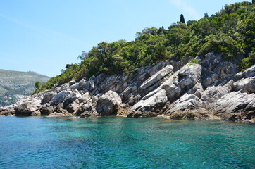 Fototapeta premium Formidable cliffs of the coast of Croatia