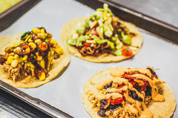 tacos with vegetables