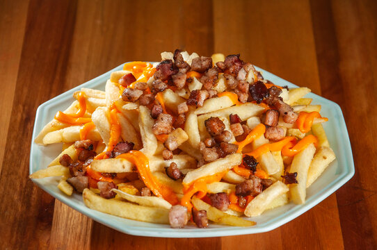 batata com cheddar e bacon, putim