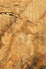 Surface Of A Quarry Stone in  Mountain