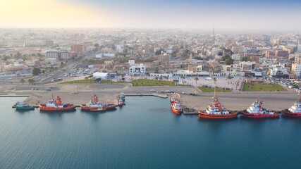 The historical region of Yanbu Saudi Arabia, Yanbu port,