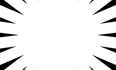 White abstract background with futurisctic and modern and black ray burst style speed vector design