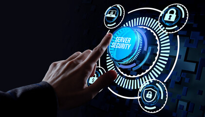 Internet, business, Technology and network concept. Cyber security data protection business technology privacy concept.