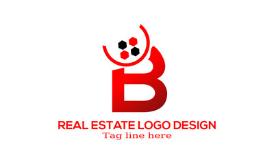 abstract logo design real estate logo design.