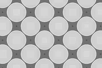 Naklejka premium Abstract circle seamless pattern background 