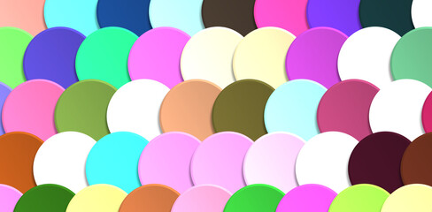 Abstract circle seamless pattern background
