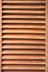 Patterns of antique window shutter made of wood 