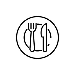 Restaurant Icon Design Vector Template Illustration