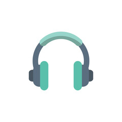 headphone icon design vector template