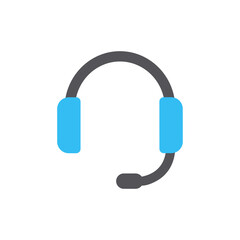 headphone icon design vector template
