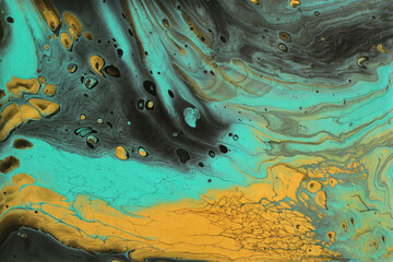 art photography of abstract marbleized effect background with creative colors. Beautiful paint.