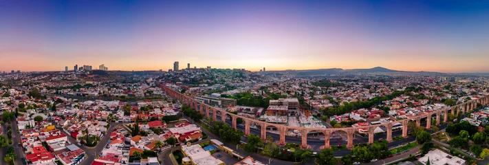 Foto auf Acrylglas Aerial View from Los Arcos, Querétaro, México © luismrivas
