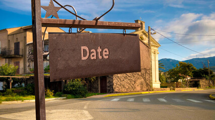 Street Sign to Date