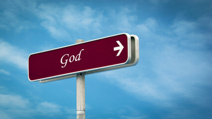 Street Sign to God