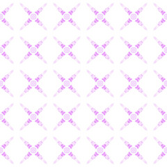 Watercolor ikat repeating tile border. Purple