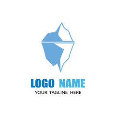 Ice berg Logo Template vector symbol nature