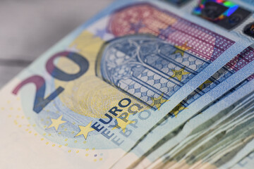 Obraz premium Argent euro dollar change echange banque monnaie