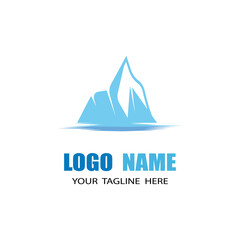 Ice berg Logo Template vector symbol nature