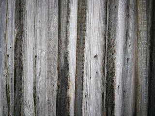 Close up of old grey wooden planks