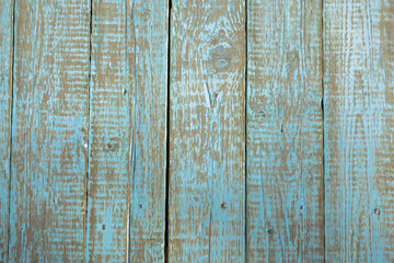 Fototapeta na wymiar Old Blue Shabby Wooden Background. Vintage Wood texture. Copy space 