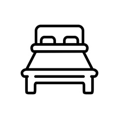 Bed Icon Design Vector Template Illustration