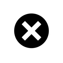 Obraz premium Cancel Icon Design Vector Template Illustration