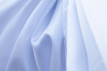 white fabric texture background ,wavy fabric