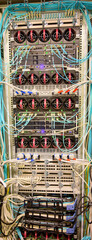 Bladesystem Enclosure in einem Rechenzentrum Server-Rack 