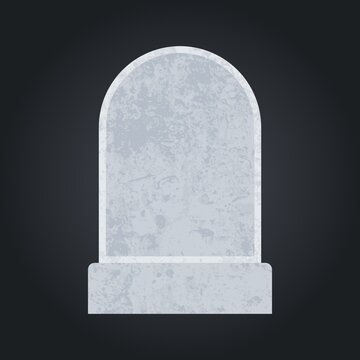 Blank grave stone template