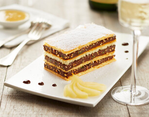 millefeuille chocolat