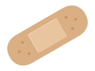 かわいい絆創膏のイラスト
