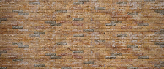 Stone brick wall texture background