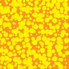 abstract background with  yellow circles